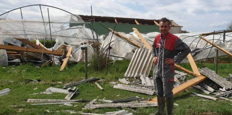 Orage, dégâts et fête annulée Leprogres.fr orage degats fraisochamps